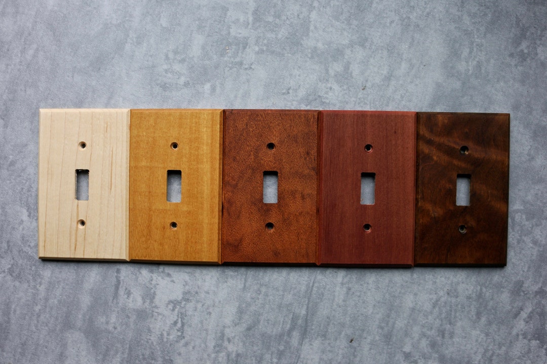 Wood Switch Plate Cover, Light Switch Cover, Wood Light Switch Cover