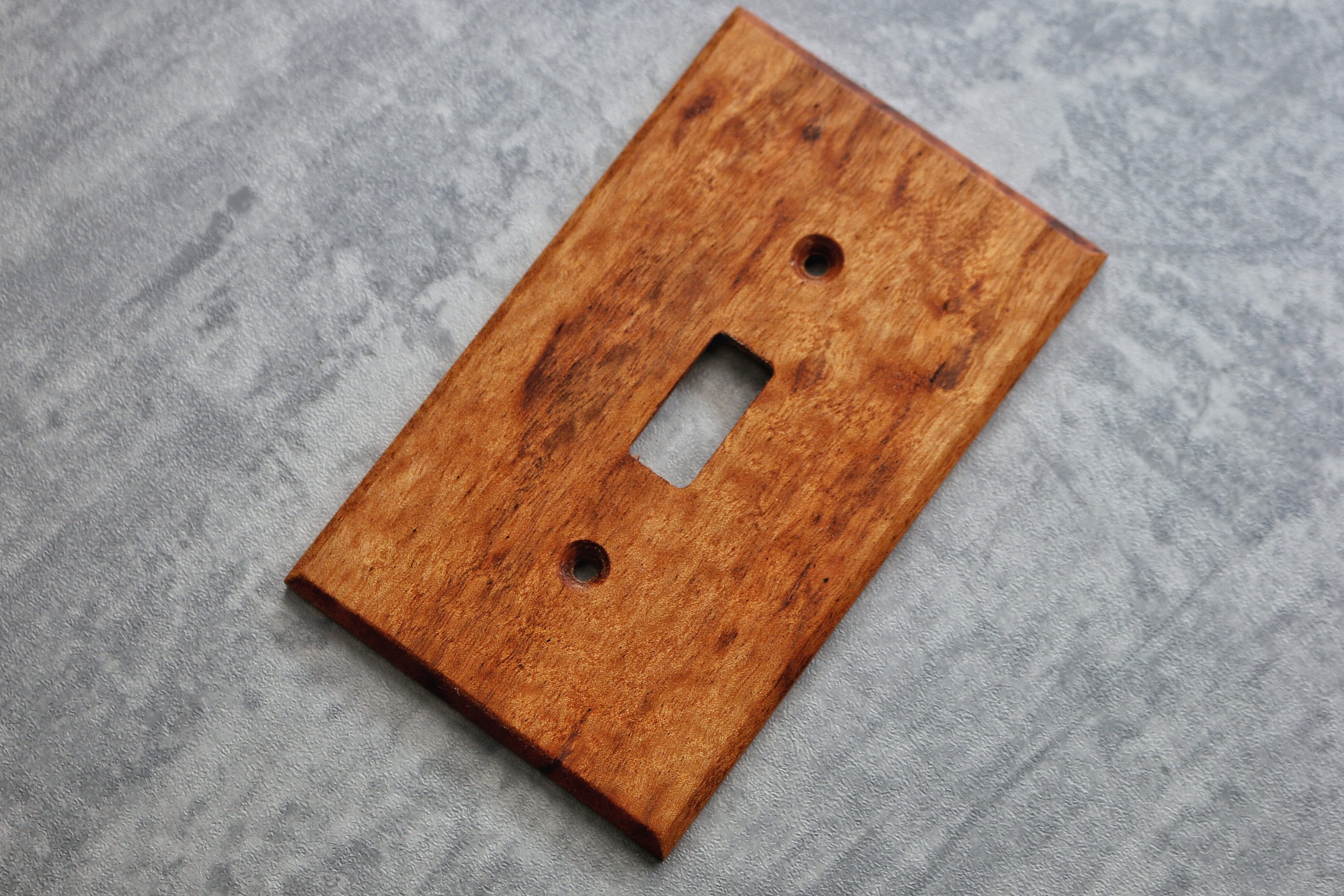 Wood Switch Plate Cover, Real Tigerwood, Light Switch Cover, Wood Light Switch  Cover, Outlet Cover, Duplex, Wood Outlet Cover, Wall Switch - Etsy