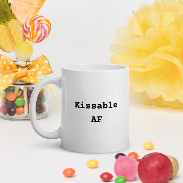 Kissable AF - White Mug