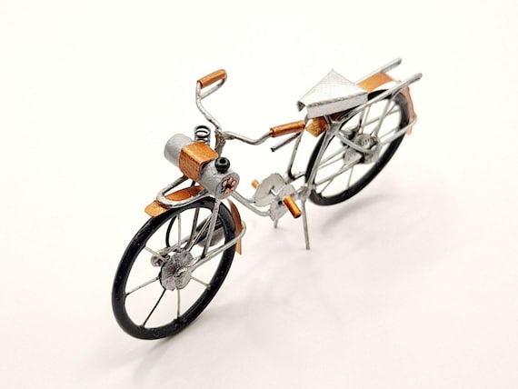 Miniature SOLEX for bicycle and moped enthusiasts, classic retro style for original interior decoration, handmade vintage moped