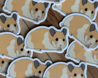 Syrian Hamster Sticker – 2" Cute Animal Vinyl Decal (B-Grade)