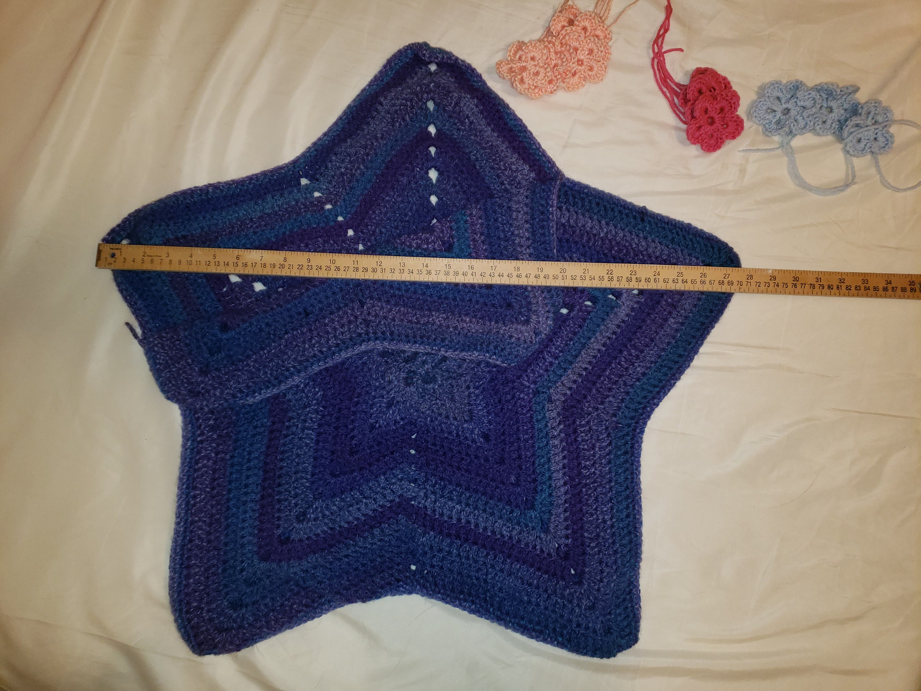 Hand crafted Crocheted Star Baby Wrap Etsy