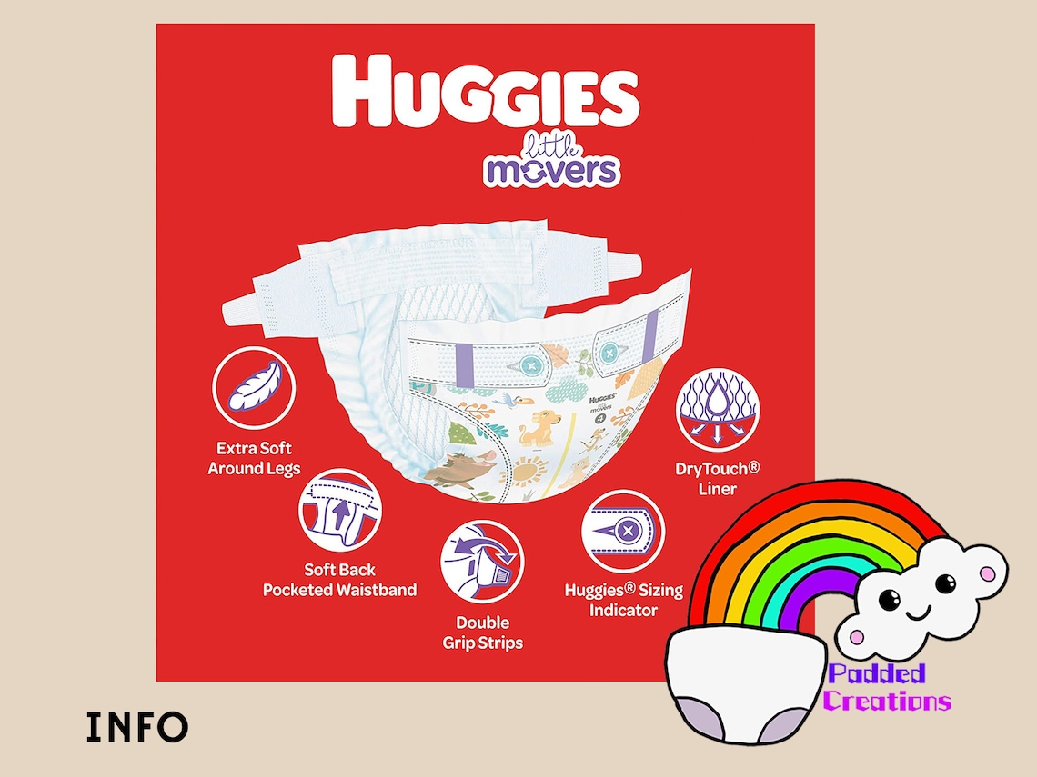 Huggies Little Movers Size 7 SAMPLE Etsy