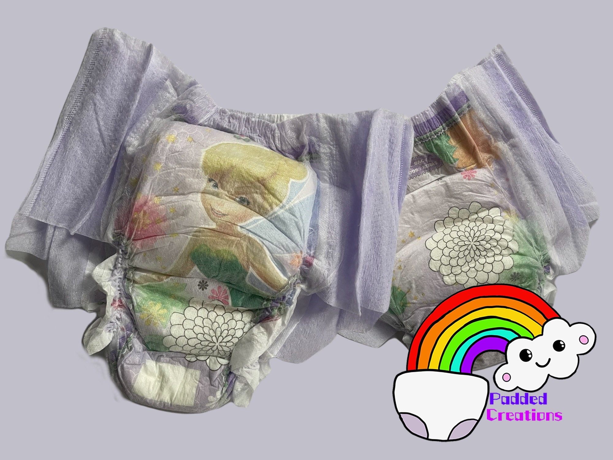 LAST CHANCE PaddedCreations Tinkerbell Girls ABDL Passt bis 40