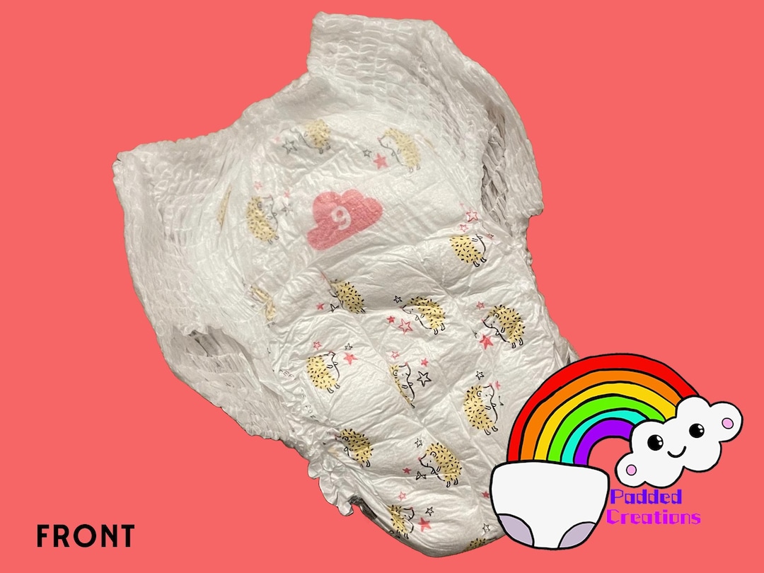 Paddedcreations Fred & Flo Size 9 Pullups ABDL Fits at Least 32 Inch