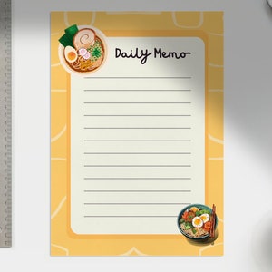 Personalized Memopad Templates for Note-taking, Work from Home, Office Works, To-do List