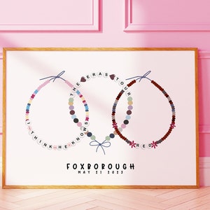 Eras Tour Wandkunst, Fox Borough May 21, Taylor Digital Druck, Freundschaftsarmband Poster, Taylor Merch, Taylor Digital Art, Taylor Swiftie