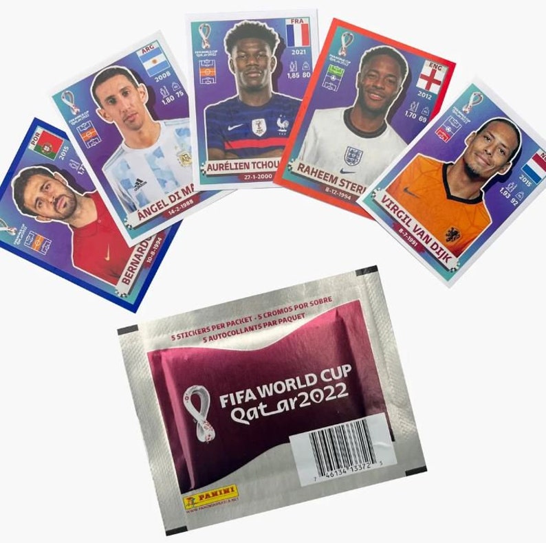 Panini Fifa World Cup Qatar 2022 Album With 5 Sticker Packs Etsy UK