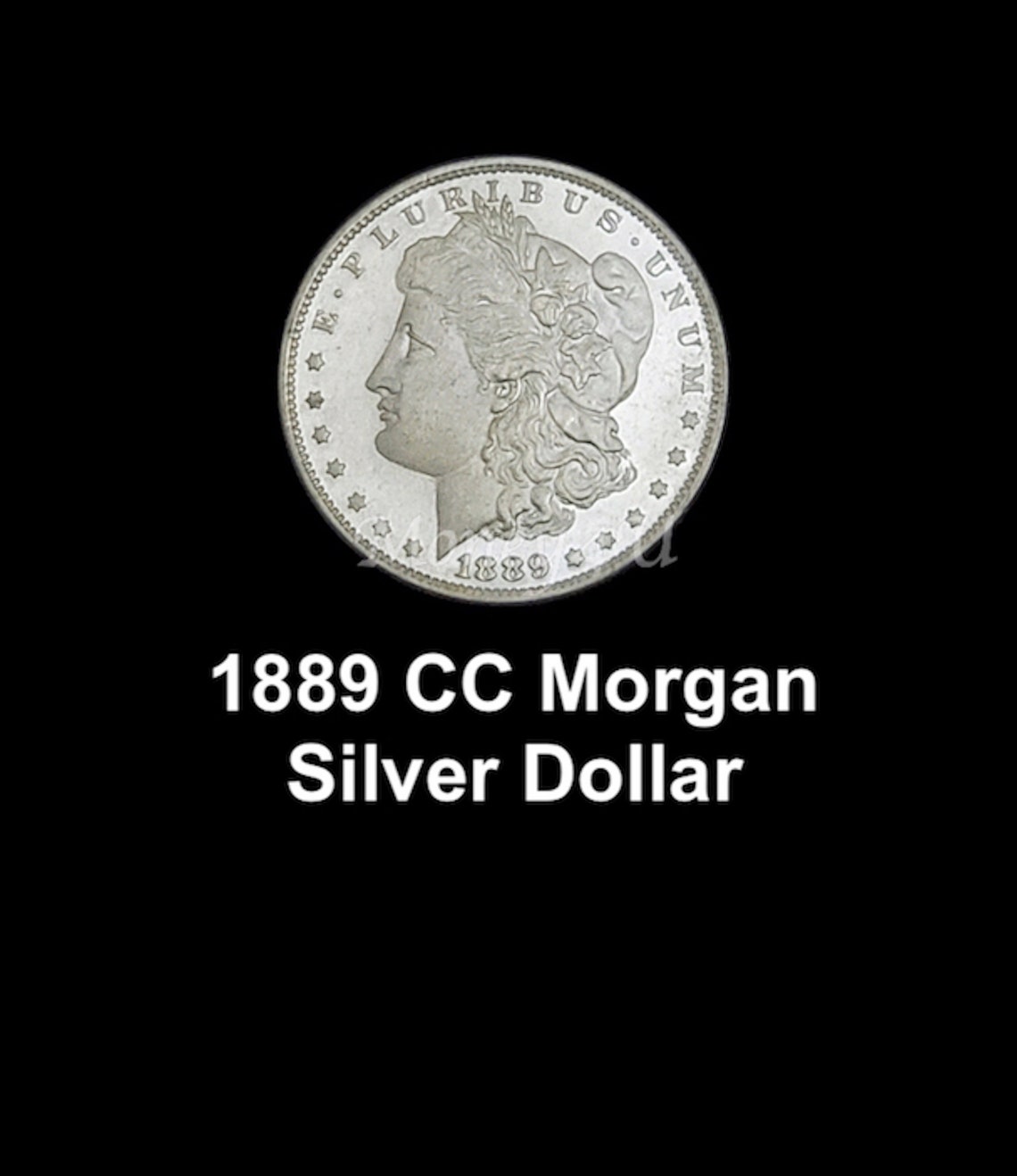 1889 CC Morgan Silver Dollar Very Rare Key Date Collectors ...