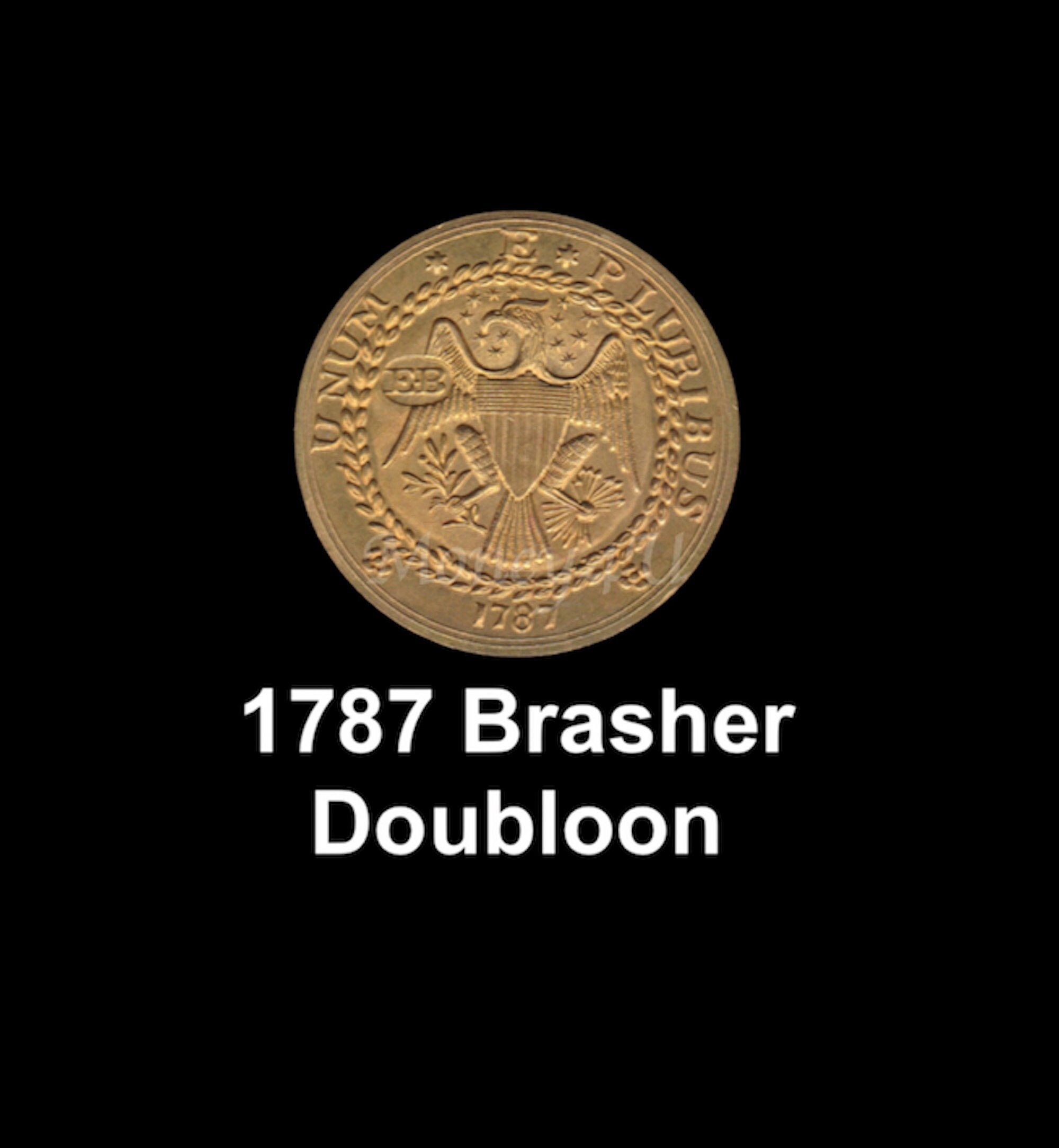 1787 Brasher Doubloon Very Rare Sort After American Gold Etsy