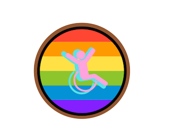 Disability Pride Flag Sticker - Etsy