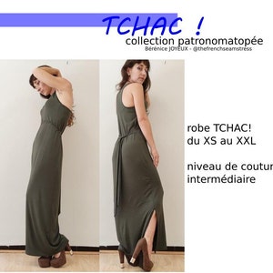 CHAC! - pdf sewing pattern TCHAC dress patronomatopée collection