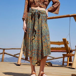 Summer Midi Skirt Etsy