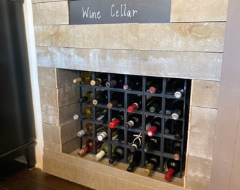 Modular Square Wine Rack: 3D Print File (stl)