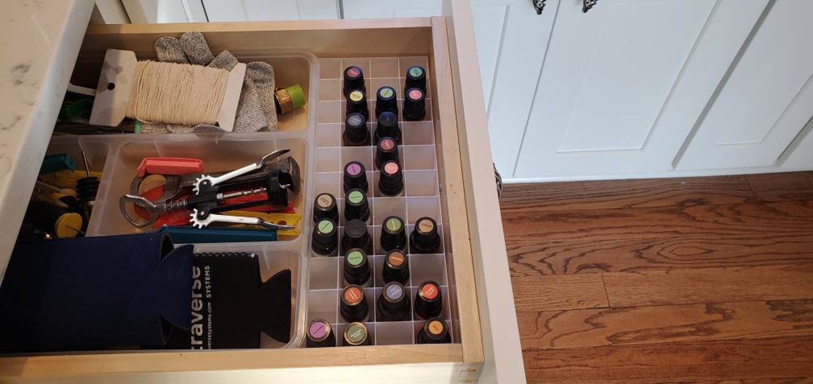 Essential Oil Drawer Insert Custom Sized Oil Organizer Etsy