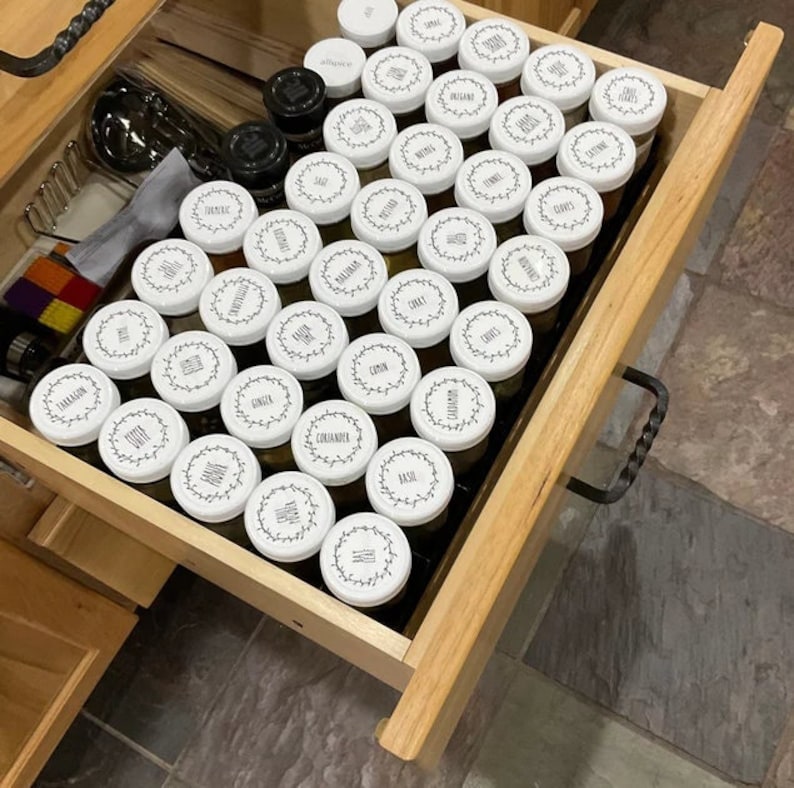 GridandGalley Drawer Spice Organizer - Thumbnail 2