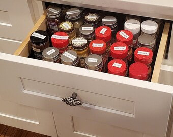 Spice Drawer Organizer Custom Made Insert That Will Fit Any Drawer