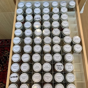 Spice Drawer Organizer | Custom Made Insert That Will Fit Any Drawer