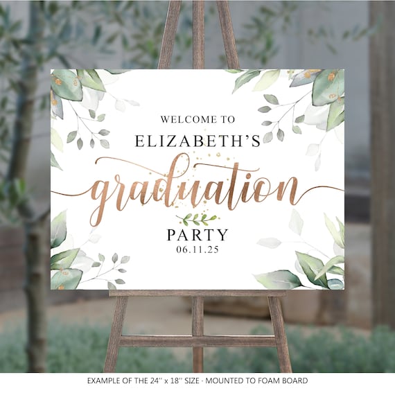 Graduation Decorations Graduation Sign Custom Graduation Etsy