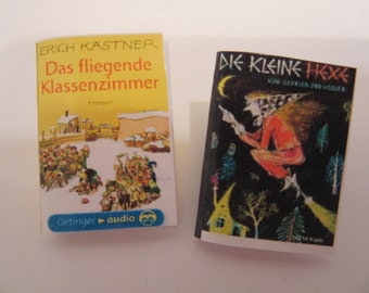 2 Kinderbücher  -   Miniatur / Puppentube