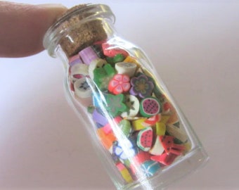 Pot de bonbons / gnome miniature de maison de poupée