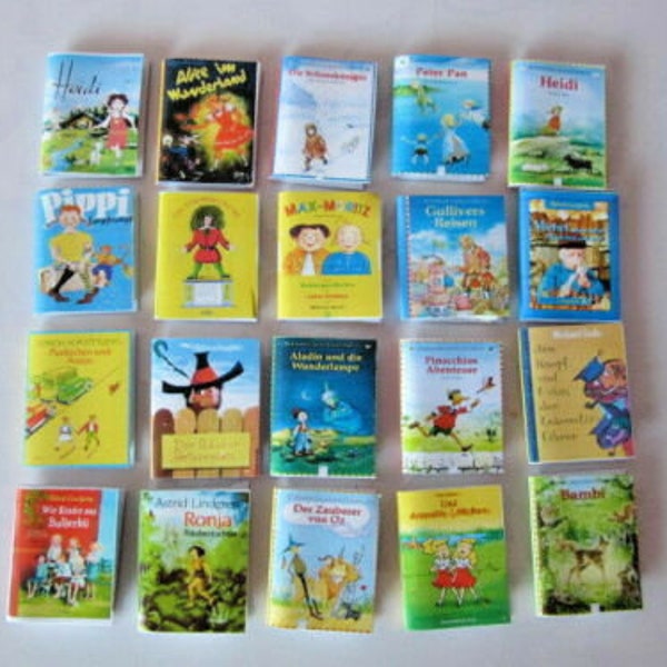 Viele bekannte Kinderbücher / Miniatur