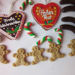 Süßigkeiten Sortiment Weihnachtsmarkt . / Fimo Miniatur Puppenstube Bild 4