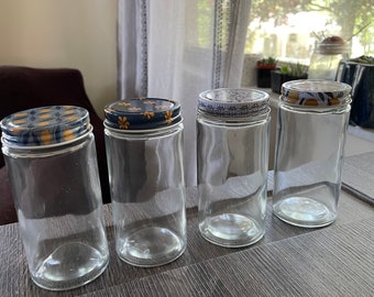 1/2/3 mystery Apothecary,herbs,witchy jars,lemon jars,glass jars with lids,spell jars,magick jars,altar decor,kitchen witch,witchy things