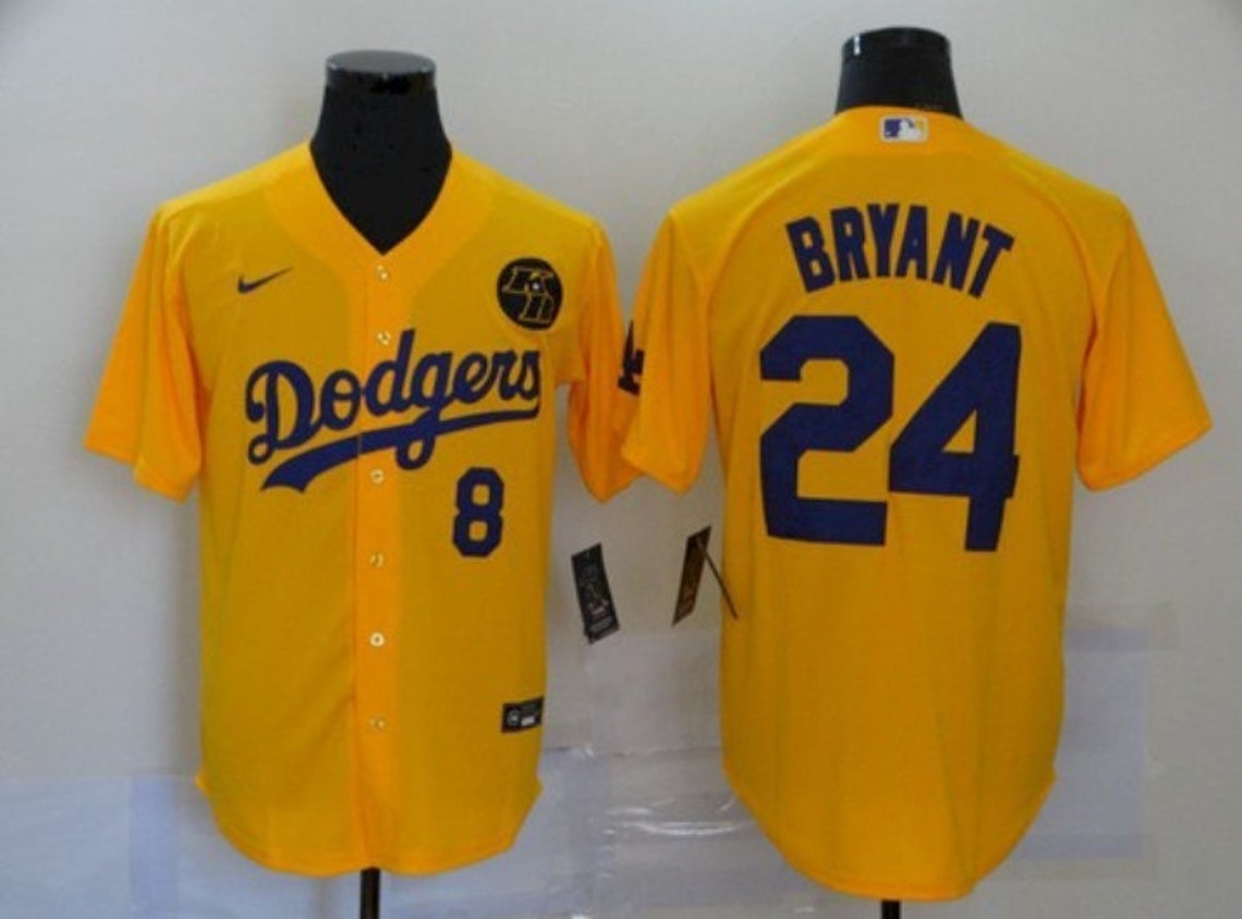 Mens Kobe Bryant LA Dodgers Baseball Jersey Stitched Etsy
