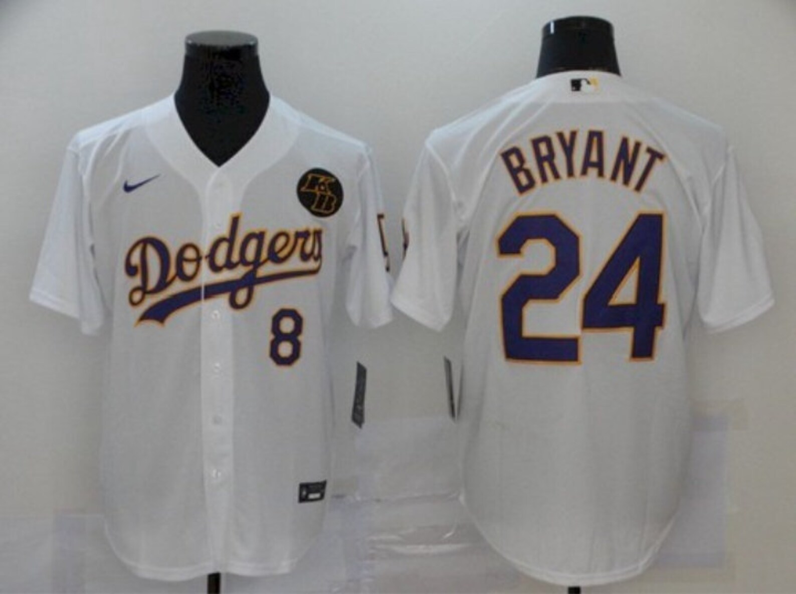Mens Kobe Bryant LA Dodgers Baseball Jersey Stitched Etsy
