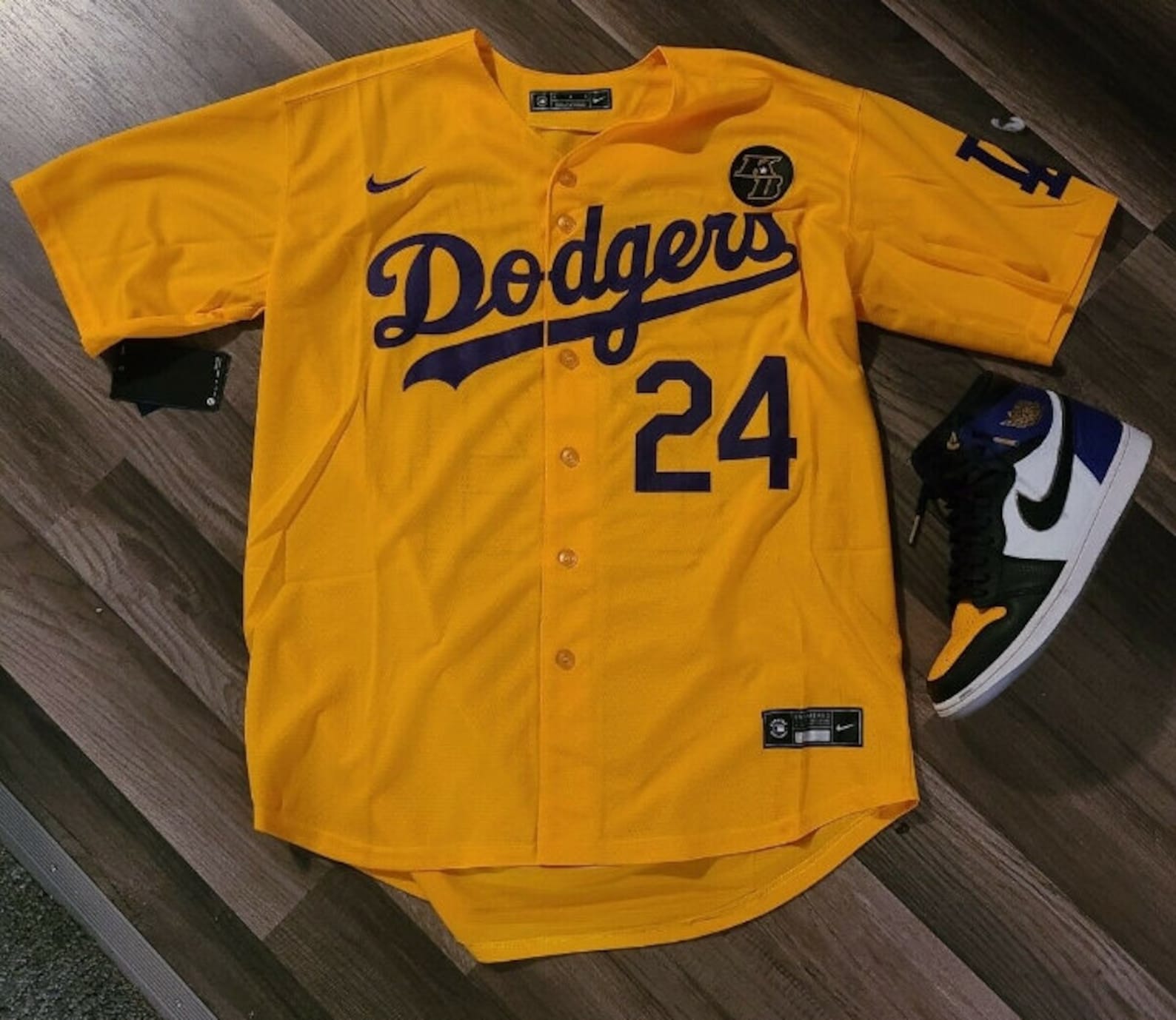 Mens Kobe Bryant LA Dodgers Baseball Jersey Stitched Etsy