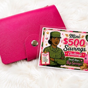 Mini 500 Dollars Savings Challenge Binder