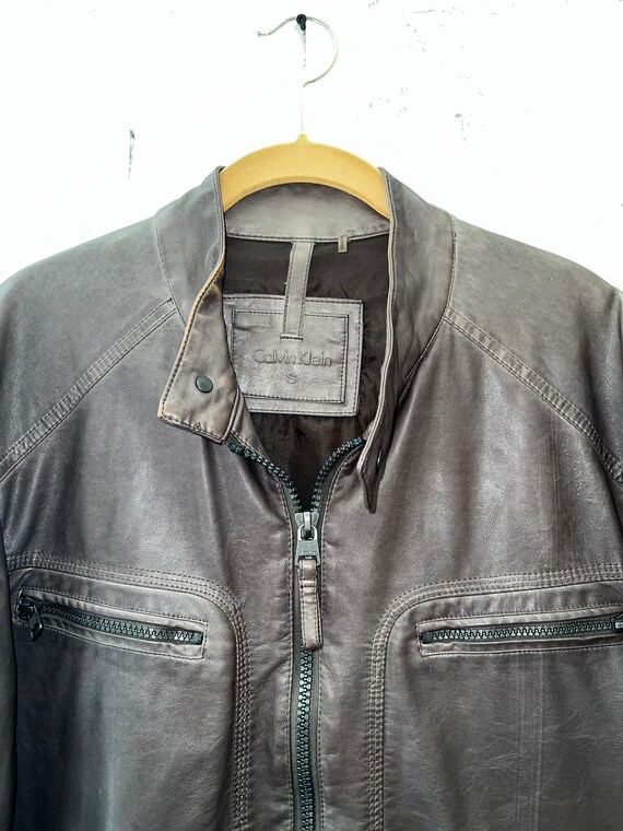 Calvin klein racer jacket Clearance