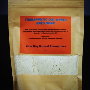 OatMeal &goat milk bath soak