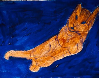 Cosmos the Swedish Cat Downloadable Digital Image