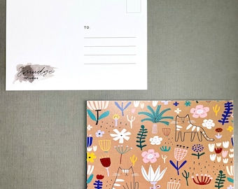 Carte postale Fleurs