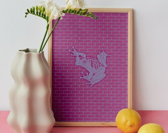 Frog print, home decor,  illustration, digital art, animals prints