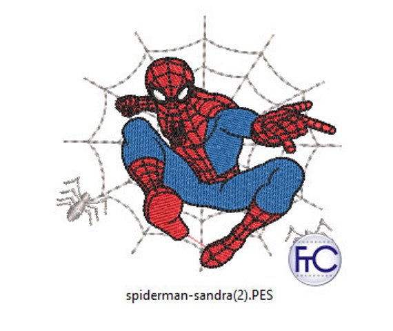 doudou spiderman - broderie numérique