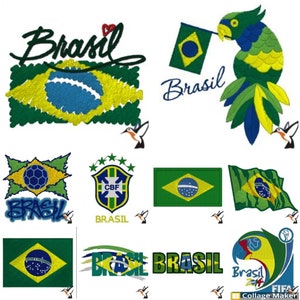 10 file design Brasil, design file brasile, embroidery machine PES