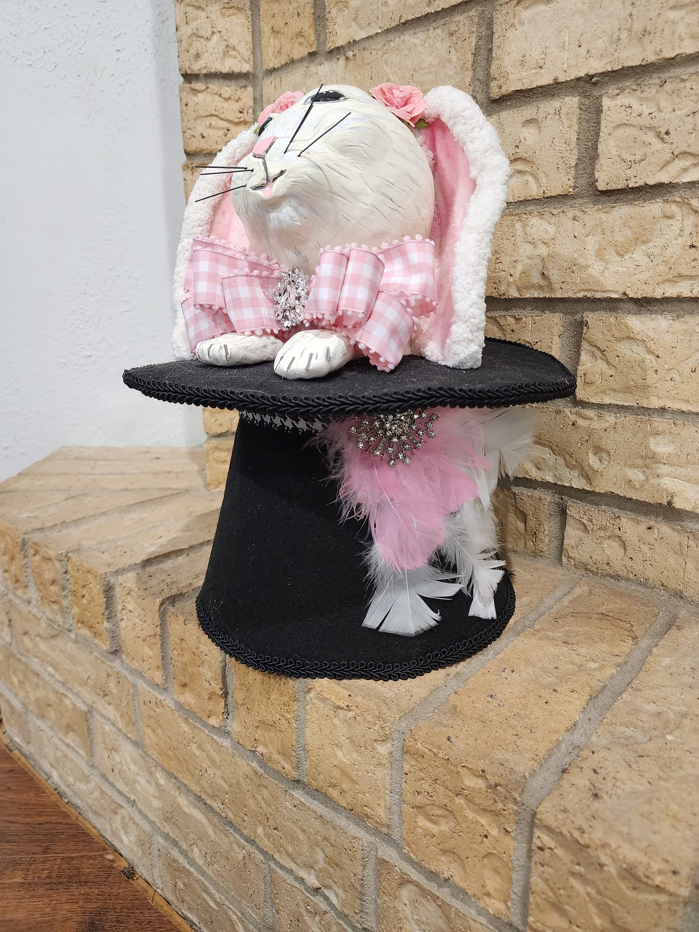 Bunny in Top Hat - Etsy