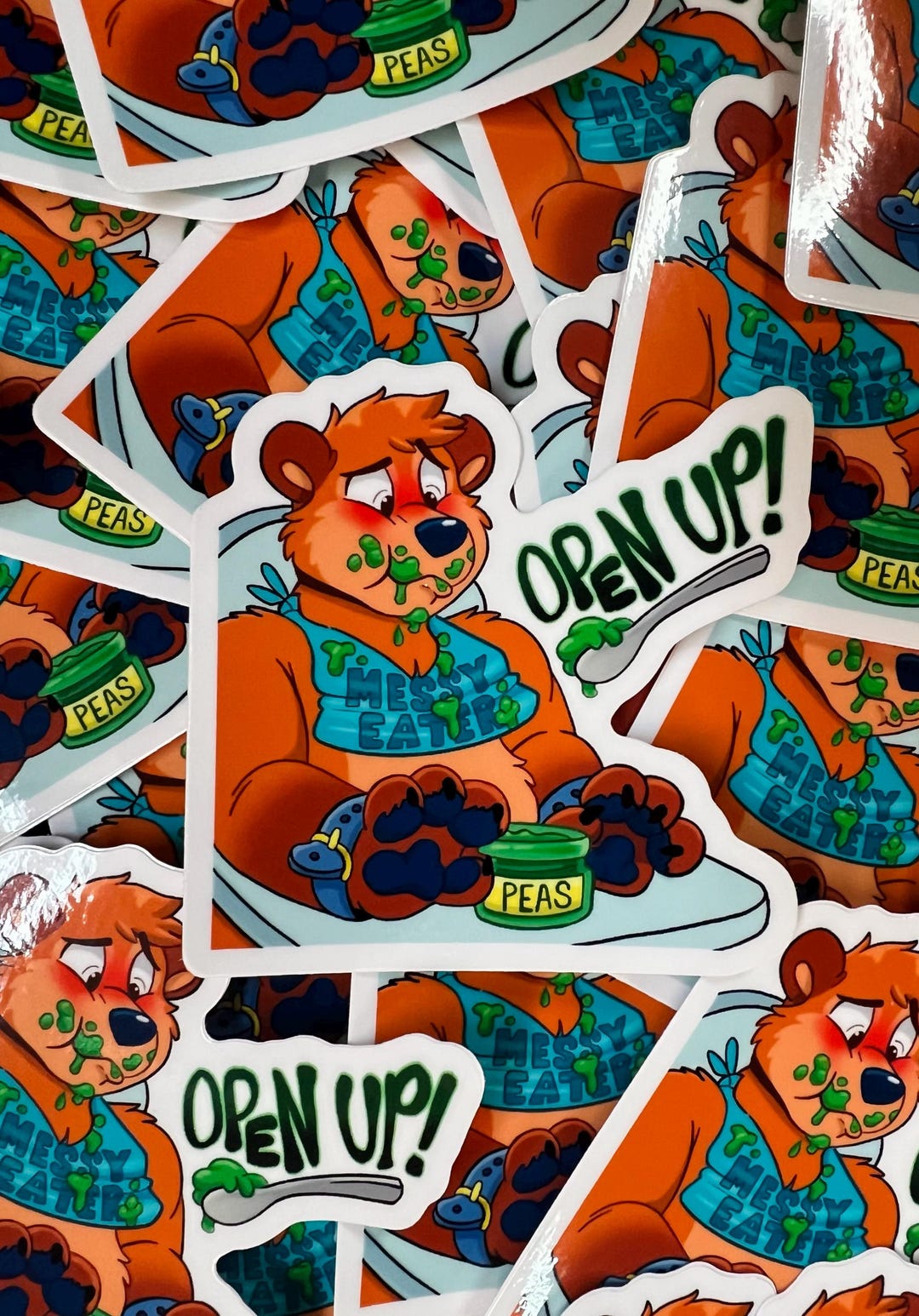 Open Me Up Sticker Open Up!- Highchair Vinyl Sticker - Etsy