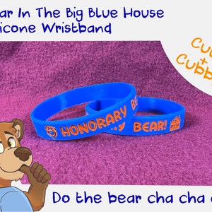Bear In The Big Blue House Silicone Wristband