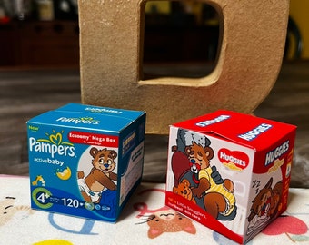 Furry Diaper-Box Paper Craft