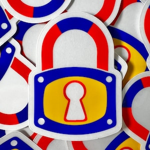 VINYL-Lock Stickers-Transparent