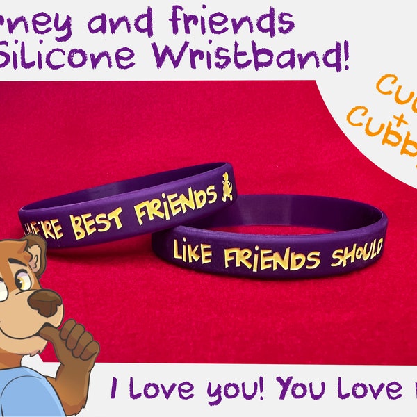 Barney and Friends Silicone Wristband