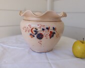 Antique Edge Malkin Co of Staffordshire pie crust vase with imari pattern