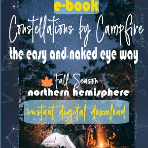 E-book Sternbilder am Lagerfeuer: The Easy and Naked Eye Way - Herbstsaison - Nördliche Hemisphäre