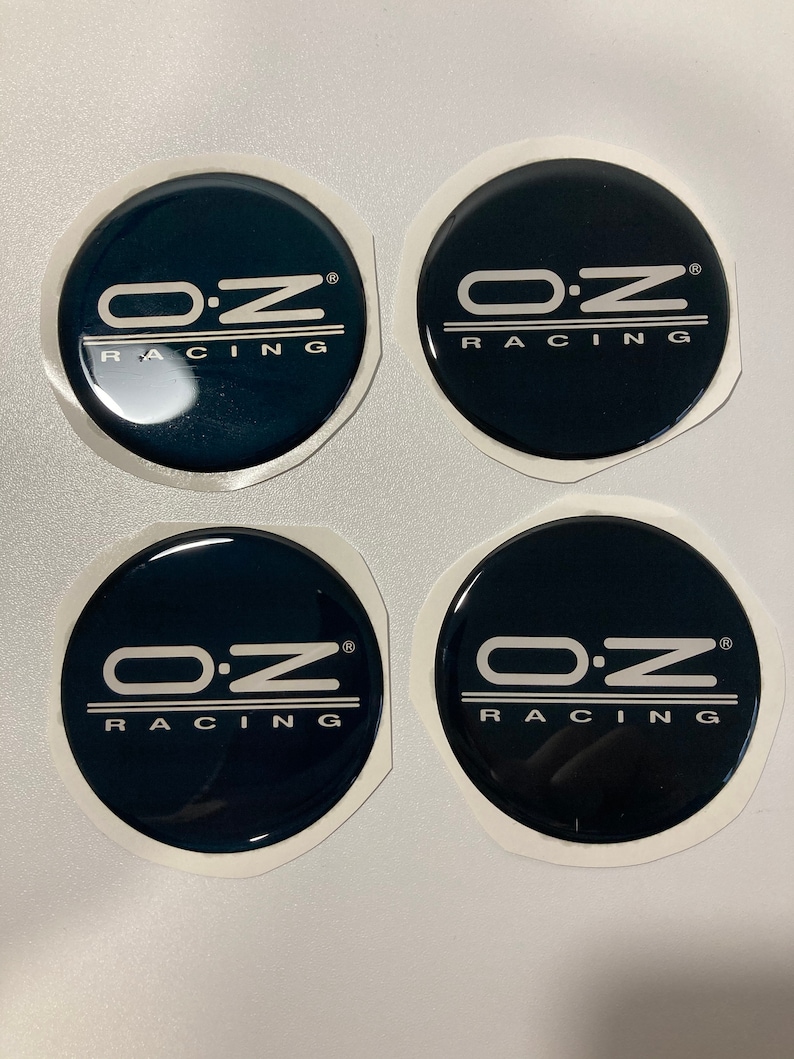 Set Of 4 Oz Racing High Quality 3d Domed Center Wheel Cap Etsy Ireland