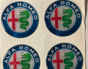 3 Adhesives Stickers Alfa Romeo Carbon & Whit 12 MM 3D Resin Remote Keys 