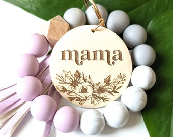 Personalisierte Schlüsselanhänger Armband Benutzerdefinierte Armband | Name Schlüsselbund | Mama Schlüsselanhänger | Gute Stimmung Schlüsselanhänger | Großmutter Schlüsselbund